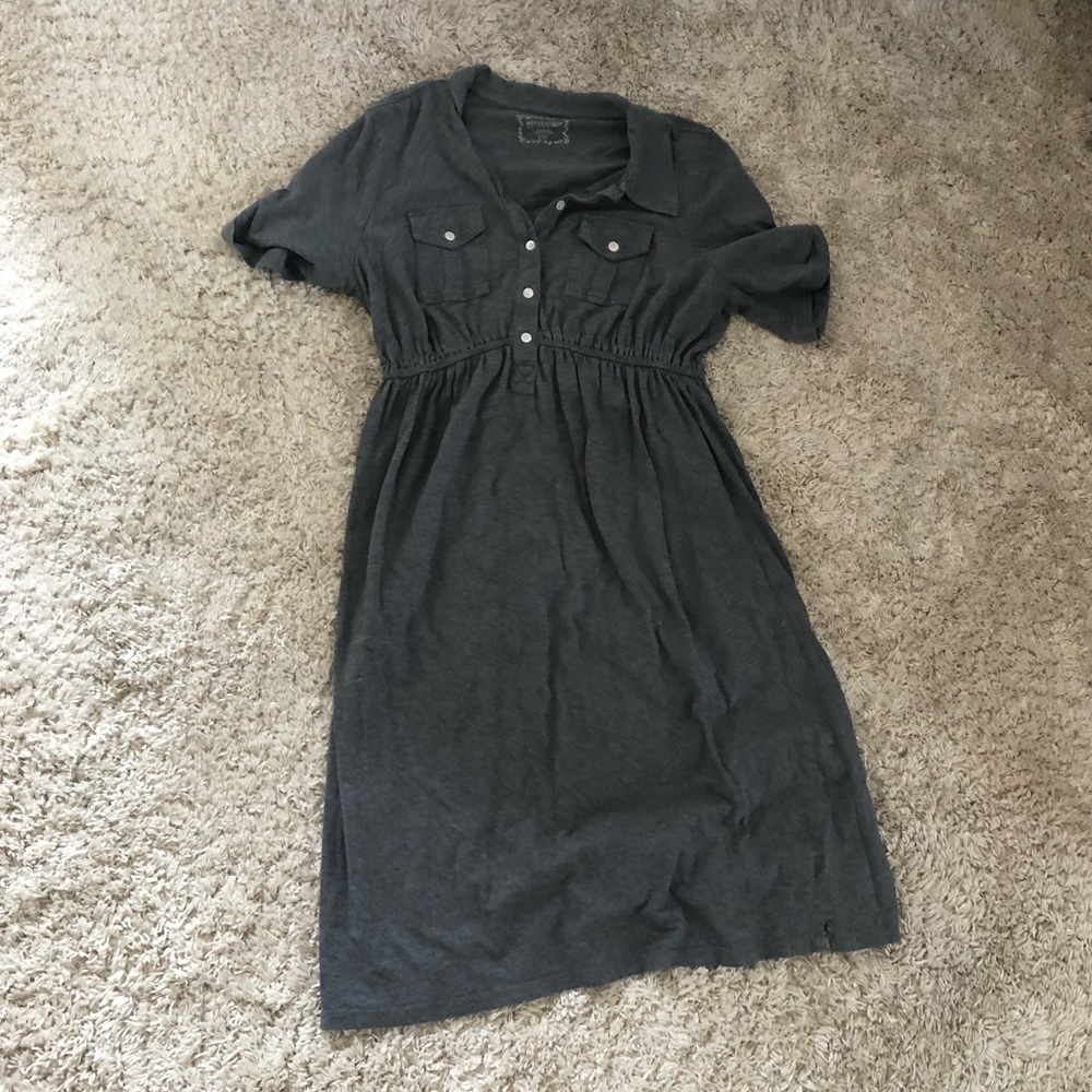 Grey Nursing Dress | Motherhood Maternity